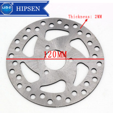 120MM Polished Brake Disc Rotor For Motorcycle